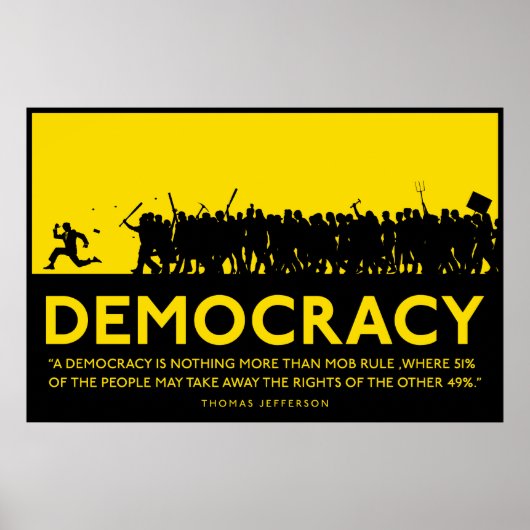Democratie Poster (Voorkant)
