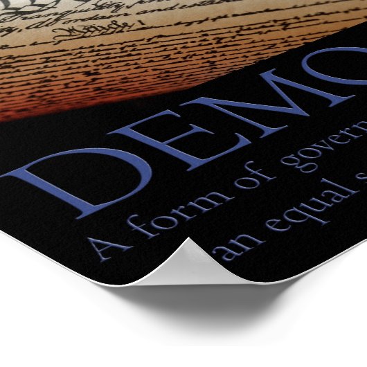 Democratie Poster (Hoek)