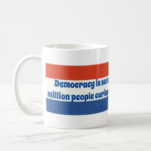 Democratie redden koffiemok