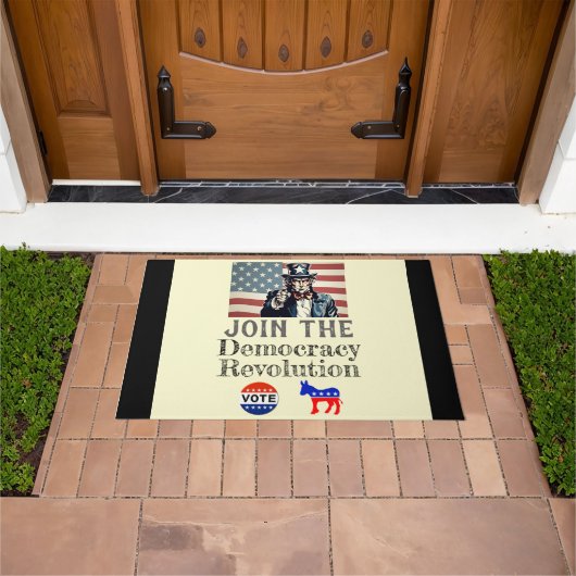 Democratie Revolutie Doormat Deurmat (Buiten)