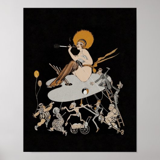 Democratie schetsen ~ 14x11 Poster (Voorkant)