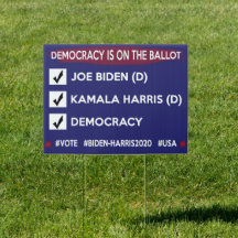 Democratie staat op de stembus Biden-Harris 2020
