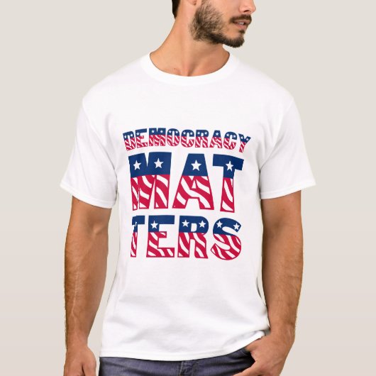 Democratie T-shirt (Voorkant)