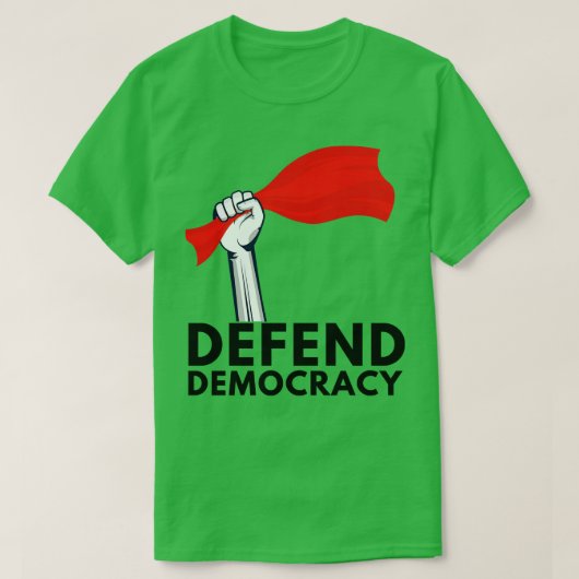 Democratie verdedigen 16 t-shirt (Design voorkant)