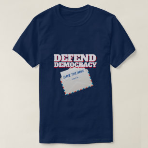 Democratie verdedigen/de post opslaan - een Mister T-shirt