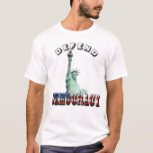 DEMOCRATIE VERDEDIGEN T-SHIRT (Voorkant)