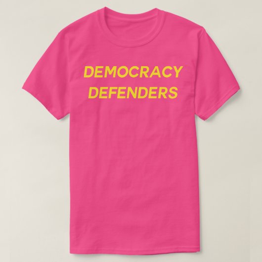 Democratie Verdedigers T-shirt (Design voorkant)