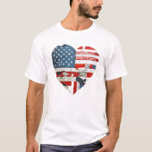 Democratie verdedigt het of verliest het Amerikaan T-shirt (Voorkant)