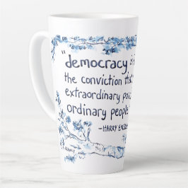 Democratie Voor Mensen latte mok