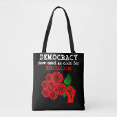 Democratie (zwart) Tas (Voorkant)