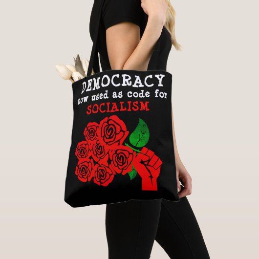 Democratie (zwart) Tas (Dichtbij)