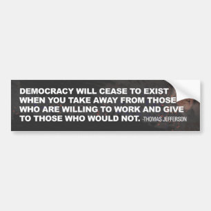 Democratiecentrum Bumpersticker