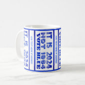 Democratisch 2024 koffiemok (Voorkant links)