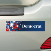 Democratisch Bumpersticker (Op auto)