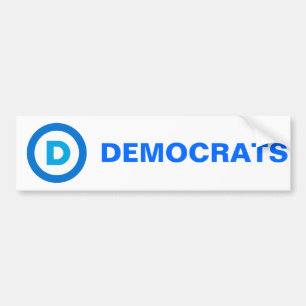democratisch bumpersticker