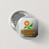 Democratisch Centrum Partij Logo Ronde Button 3,2 Cm (Voorkant /achterkant)