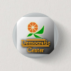 Democratisch Centrum Partij Logo Ronde Button 3,2 Cm