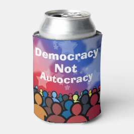 Democratisch en geen autocratie blikjeskoeler
