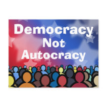 Democratisch geen Autocratie
