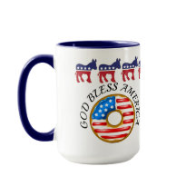 Democratisch God Bless America Doughnut