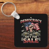 Democratisch Is Niet Te Koop Sleutelhanger (Voorkant)