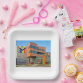 Democratisch partijhoofdkantoor papieren bordje (Feest)