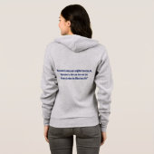 Democratisch recept- hoodie (Achterkant volledig)