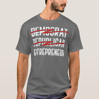 Democratisch republikeins ondernemerskapitalisme t-shirt