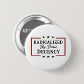 Democratisch sociaal geradicaliseerd door basisdec ronde button 5,7 cm (Voorkant /achterkant)