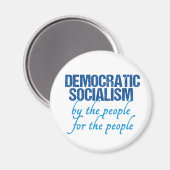 Democratisch Socialisme Definitie Socialist Magneet (Voorkant / Achterkant)