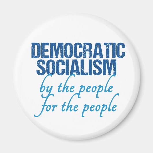 Democratisch Socialisme Definitie Socialist Magneet (Voorkant)