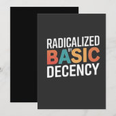 Democratisch Socialisme Geradicaliseerd Door Basis Kaart (Voorkant / Achterkant)