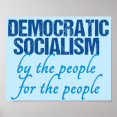 Democratisch socialisme poster (Voorkant)