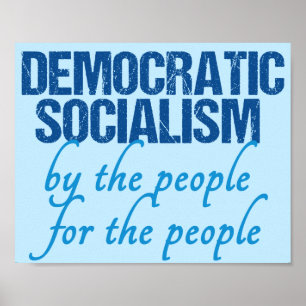 Democratisch socialisme poster