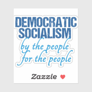 Democratisch socialisme sticker