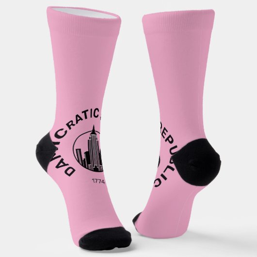 democratisch sokken (Gebogen)