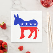 Democratisch verkiezingssymbool servet (Insitu)