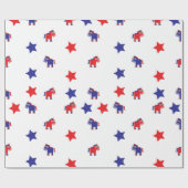 Democratisch verpakkingspapier cadeaupapier (Vlak)