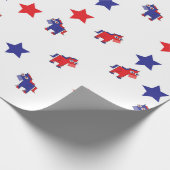 Democratisch verpakkingspapier cadeaupapier (Hoek)