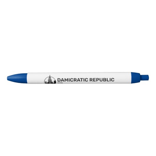 democratisch zwarte inkt pen (Voorkant)