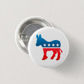 Democratische Button (Voorkant /achterkant)
