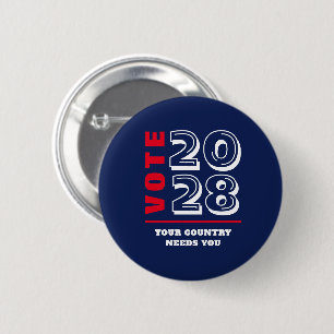Democratische Conservatieve Republikeinse Verkiezi Ronde Button 5,7 Cm