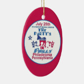 Democratische Conventie Keramisch Ornament (Rechts)