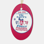 Democratische Conventie Keramisch Ornament (Links)