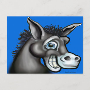 Democratische Donkey Briefkaart