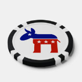 Democratische Donkey Gifts Poker Chips (Enkel)
