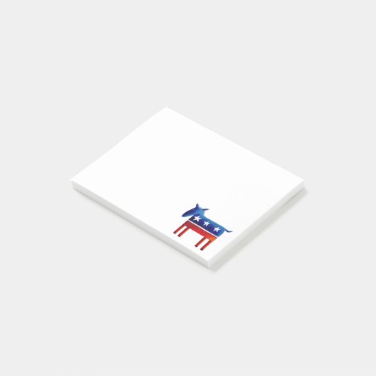 Democratische Donkey Post-it® Notes (Schuin)