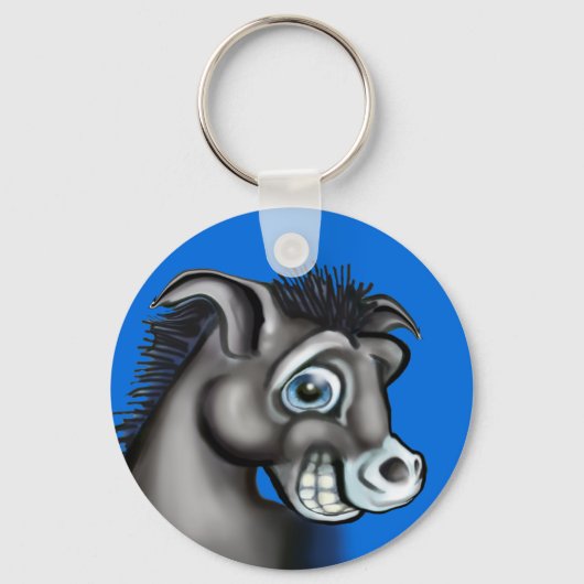 Democratische Donkey Sleutelhanger (Voorkant)
