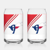 Democratische ezel kan glas (Voorkant)