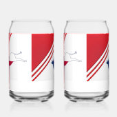 Democratische ezel kan glas (Links)